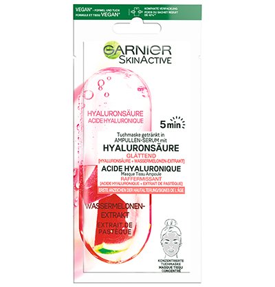 gesichtspflege gesichtspflege marken ampoule tissue mask ampullen tuchmaske glaettend mit hyaluronsaeure und wassermelonen extrakt